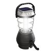 Whetstone Dynamo Hand Crank Solar Powered Lantern - LED Light with Adjustable Settings by Black 75-SL126